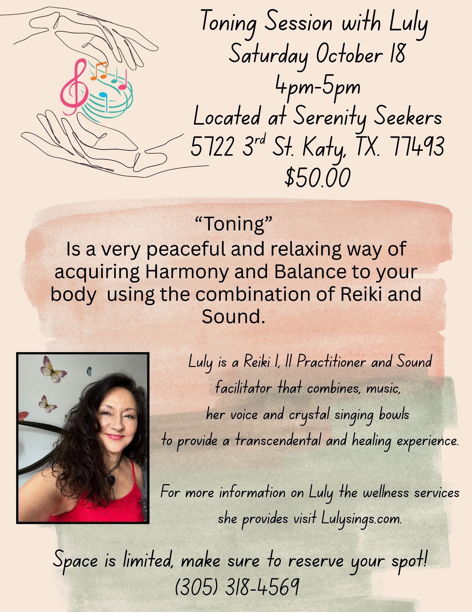 Toning Sessions pricing and info